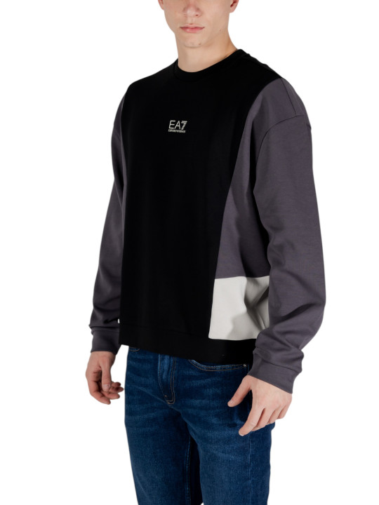 Schwarzes, graues und weißes Sweatshirt