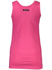 Tops & T-Shirts Elegant Pink Cotton Tank with Logo Print 70,00 € 8054323862014 | Planet-Deluxe
