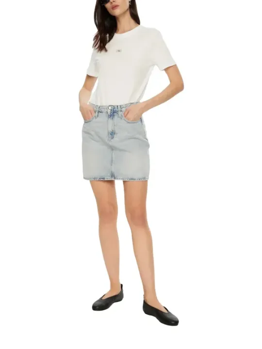"Calvin Klein Jeans Röcke im Sale | Calvin Klein Jeans - Calvin Klein Jeans Gonna Donna online kaufen"|Planet-Deluxe