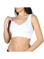 Weißes, stützendes Bauchweg-Top Bodyboo BB1085