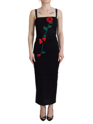Dresses Elegant Embroidered Wool Bodycon Dress 3.380,00 € 8058301881028 | Planet-Deluxe