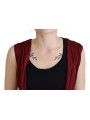 Tops & T-Shirts Bordeaux Silk Blend Top Blouse 920,00 € 8057155489633 | Planet-Deluxe