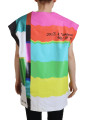 Tops & T-Shirts Multicolor Sleeveless Cotton Top 920,00 € 8057142591585 | Planet-Deluxe