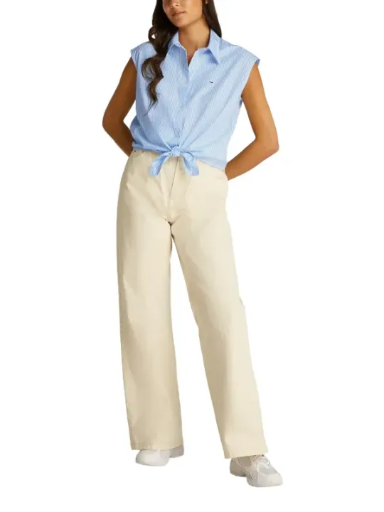 "Tommy Hilfiger Jeans Hemden im Sale | Tommy Hilfiger Jeans - Tommy Hilfiger Jeans Camicia Donna online kaufen"|Planet-Deluxe