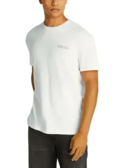 Tommy Hilfiger Herren Basic T-Shirt Weiß - Baumwolle