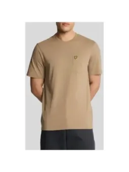 "Lyle & Scott Braunes Herren-Sommer-T-Shirt – Stil & Komfort"