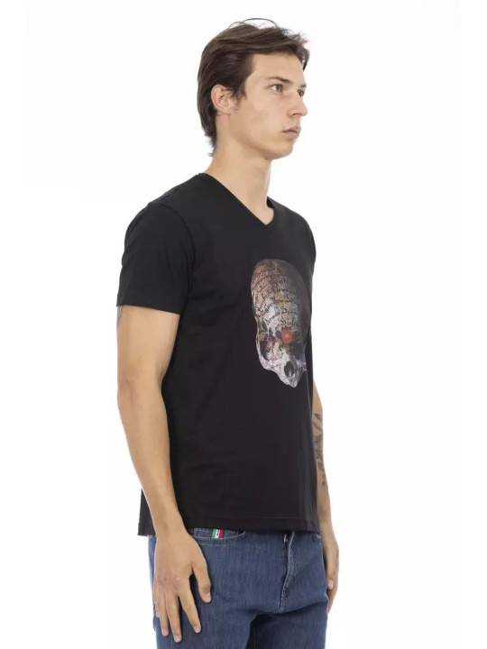 T-Shirts Sleek V-Neck Tee with Front Print 60,00 € 8056641278201 | Planet-Deluxe