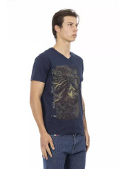 T-Shirts V-Neck Short Sleeve Stylish Blue Tee 60,00 € 8056641268103 | Planet-Deluxe