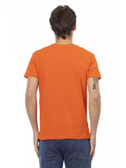 T-Shirts Orange V-Neck Tee with Graphic Charm 60,00 € 8056641275279 | Planet-Deluxe