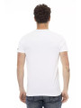 T-Shirts Sleek White Graphic Tee with Artistic Print 60,00 € 8056641262743 | Planet-Deluxe