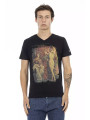 T-Shirts Chic V-Neck Tee with Artistic Front Print 60,00 € 8056641274739 | Planet-Deluxe