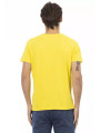 T-Shirts Vibrant Yellow V-Neck Tee with Chest Print 60,00 € 8056641271530 | Planet-Deluxe