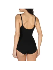 Schwarzes Shapewear-Body mit Rückenausschnitt