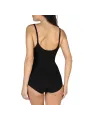 Schwarzes Shapewear-Body mit Rückenausschnitt
