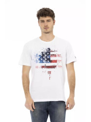 T-Shirts Elegant White Tee with Graphic Charm 60,00 € 8056641270960 | Planet-Deluxe
