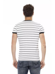T-Shirts Sleek White Tee with Bold Print 60,00 € 8055358419716 | Planet-Deluxe