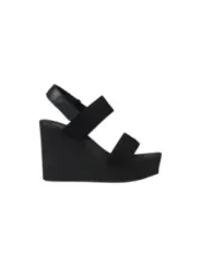 "Calvin Klein Jeans Keilpumps im Sale | Calvin Klein Jeans Keilsandaletten Schwarz online kaufen"|Planet-Deluxe