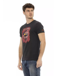 T-Shirts Sleek Round Neck Tee With Chic Front Print 60,00 € 8056641270564 | Planet-Deluxe