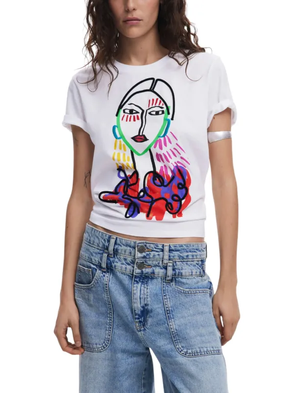 Desigual - Desigual T-Shirt Donna Desigual - Desigual T-Shirt Donna