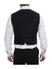 Vests Elegant Brown Cotton Blend Dress Vest 510,00 € 8050246188422 | Planet-Deluxe