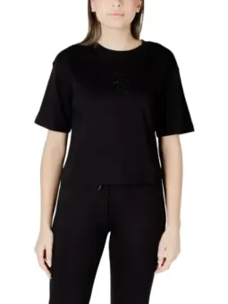 Armani Exchange Damen T-Shirt Schwarz – Basic & Stilvoll