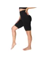Schwarze Damen High-Waist Leggings