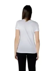 "Armani Exchange T-Shirts im Sale | Armani Exchange Damen Sommer TShirt Weiß online kaufen"|Planet-Deluxe