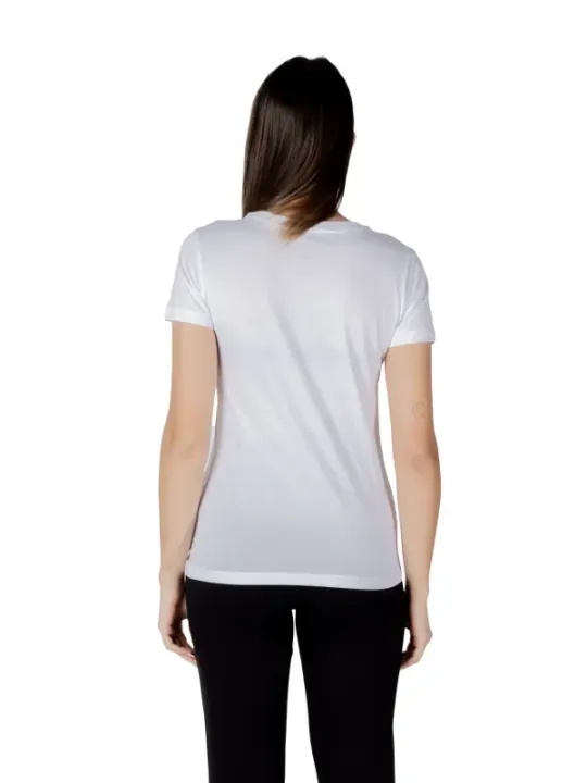"Armani Exchange T-Shirts im Sale | Armani Exchange Damen Sommer TShirt Weiß online kaufen"|Planet-Deluxe