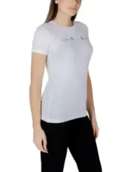 "Armani Exchange T-Shirts im Sale | Armani Exchange Damen Sommer TShirt Weiß online kaufen"|Planet-Deluxe
