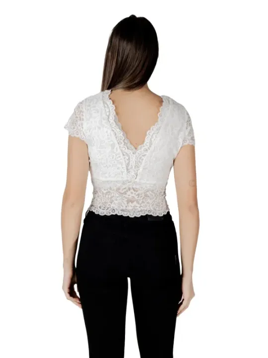 "Morgan De Toi Tops im Sale | Morgan De Toi V-Ausschnitt Spitzen-Top für Damen online kaufen"|Planet-Deluxe