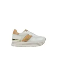 "Alviero Martini Damen-Sneakers Weiß mit Print – Stilvoll"