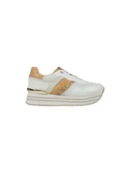 "Alviero Martini Damen-Sneakers Weiß mit Print – Stilvoll"