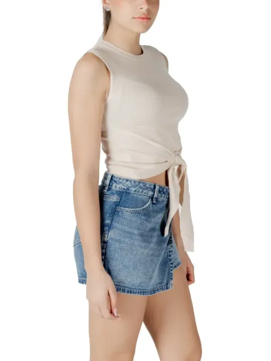 "Jacqueline De Yong Tops im Sale | Jacqueline De Yong Beige Sleeveless Top online kaufen"|Planet-Deluxe