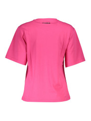Tops & T-Shirts Elegant Slim Fit Pink Tee with Chic Print 70,00 € 8054323861642 | Planet-Deluxe