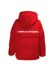 Jackets & Coats Chic Pink Puffer Jacket with Iconic Logo Print 310,00 € 8059975963010 | Planet-Deluxe