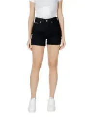 "Calvin Klein Jeans Shorts im Sale | Calvin Klein Damen Sommer-Shorts Schwarz online kaufen"|Planet-Deluxe