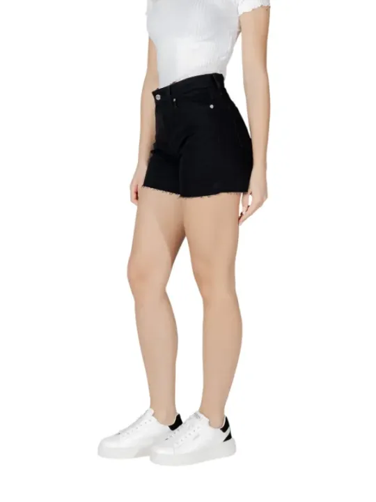 "Calvin Klein Jeans Shorts im Sale | Calvin Klein Damen Sommer-Shorts Schwarz online kaufen"|Planet-Deluxe