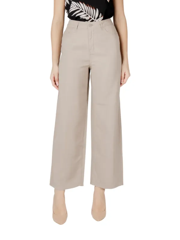 "Only Hosen im Sale | Only Beige Wide-Leg Hose online kaufen"|Planet-Deluxe