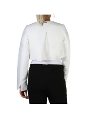 Weißes Guess Crop Top mit Ausschnitt