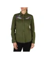 Grünes Guess London Patch Hemd