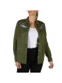 Grüne Jacke mit Goldknöpfen