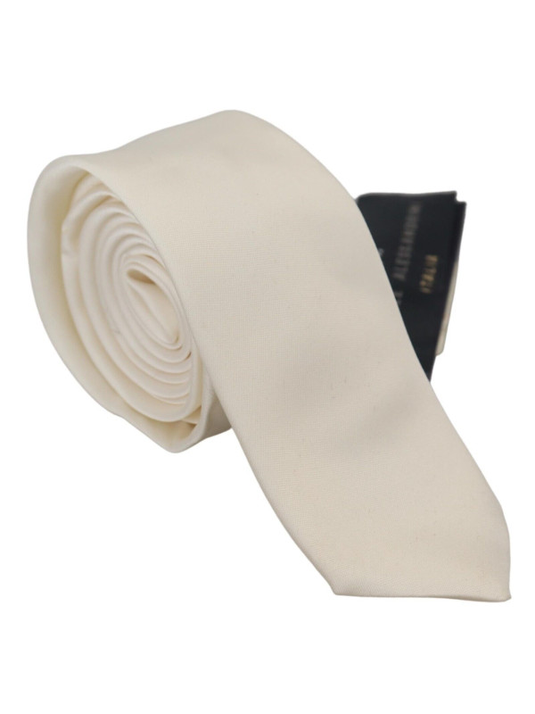 Ties & Bowties Exclusive Silk Bow Tie in Off White 140,00 € 8050246182659 | Planet-Deluxe