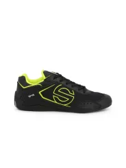 Schwarze Sport Schuhe mit Gelb