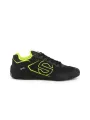Schwarze Sport Schuhe mit Gelb