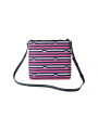 Crossbody Bags Jae Nylon Leather Flat Pink Striped Multi Crossbody HandBag Purse 190,00 € 0767883581544 | Planet-Deluxe