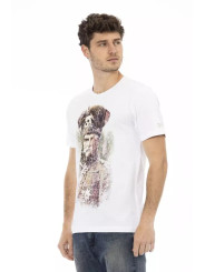 T-Shirts Chic White Short Sleeve Printed Tee 60,00 € 8056641286428 | Planet-Deluxe