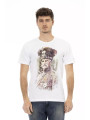 T-Shirts Chic White Short Sleeve Printed Tee 60,00 € 8056641286428 | Planet-Deluxe