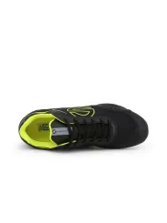 Schwarze Sparco Sport-Sneakers mit Neon.