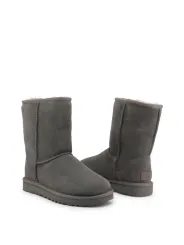 Graue UGG Stiefel Wildleder Textur