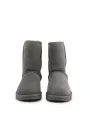 Graue UGG Stiefel kurze Wildlederoptik